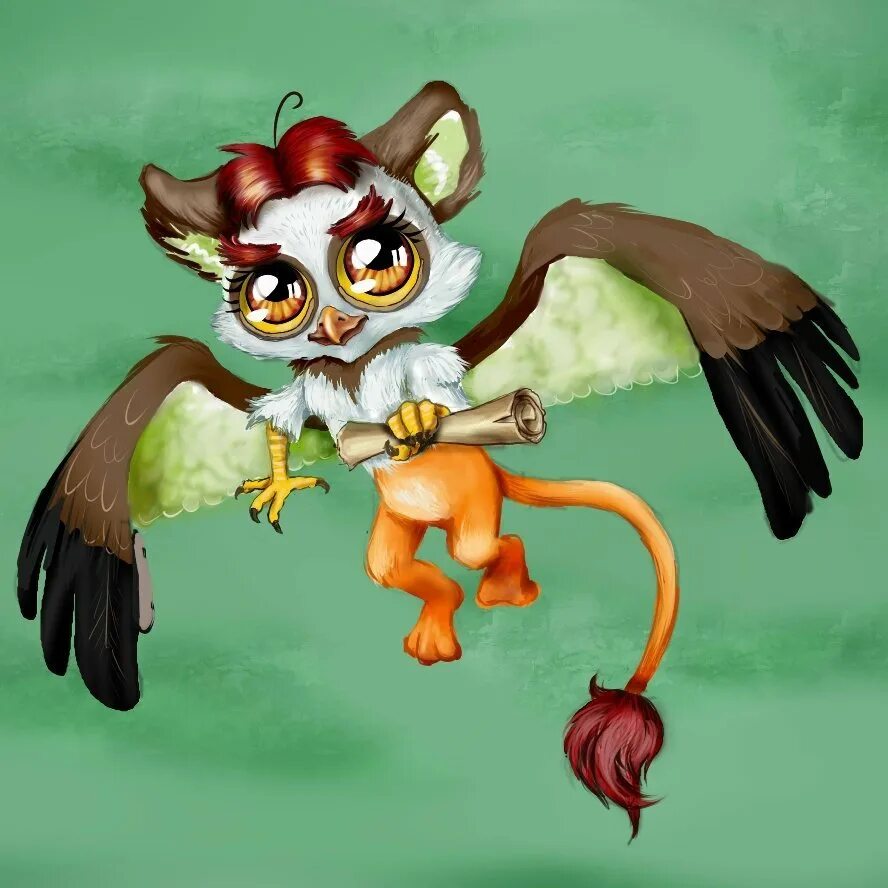 Сказочный грифон. Арк сурвайвал грифон. Фамильяр грифон. Мифические существа. Маленького грифона.