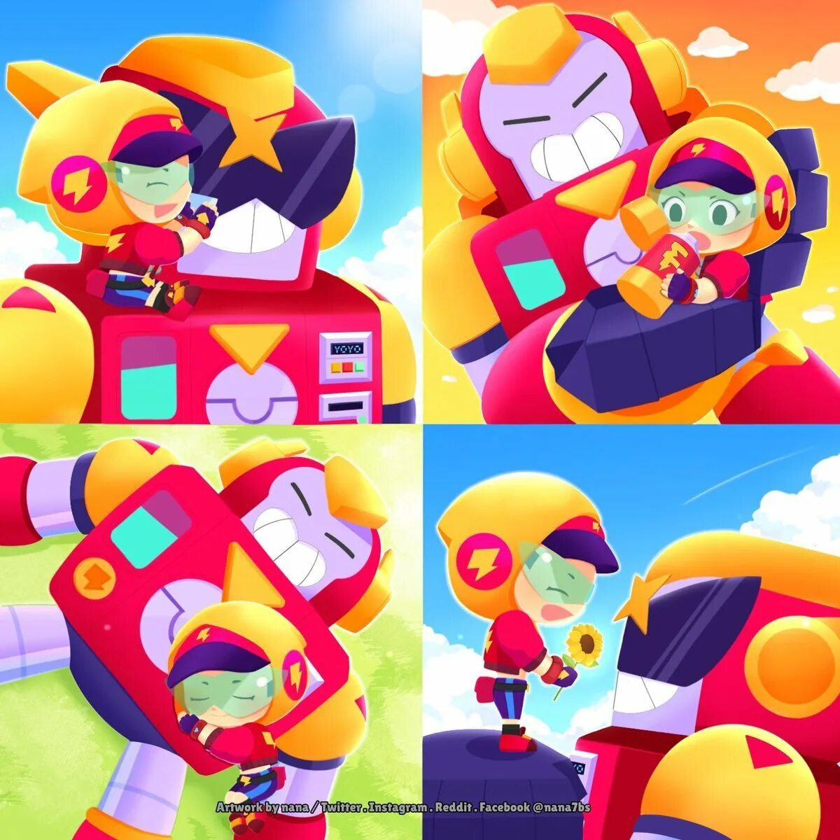 Brawl stars макс арт. Вольт макс. Макс и вольт браво старс шип. Max and surge. Стритстайл макс браво старс.