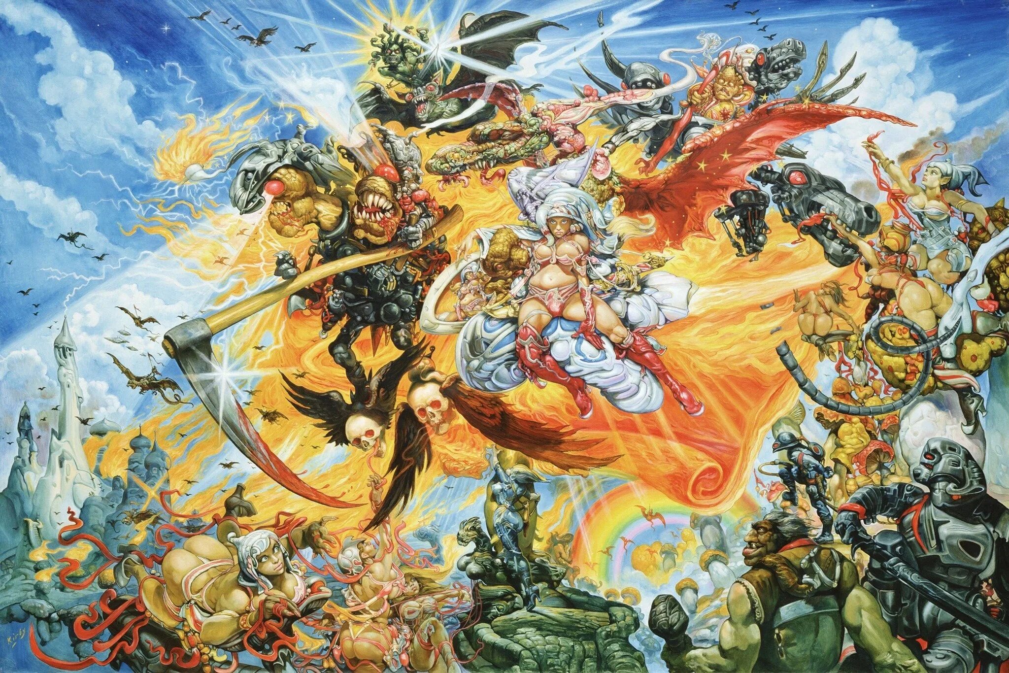 Джош кирби художник. Дж кирби иллюстрации. Джош кирби художник. Джош кирби. Краепад терри пратчетт.