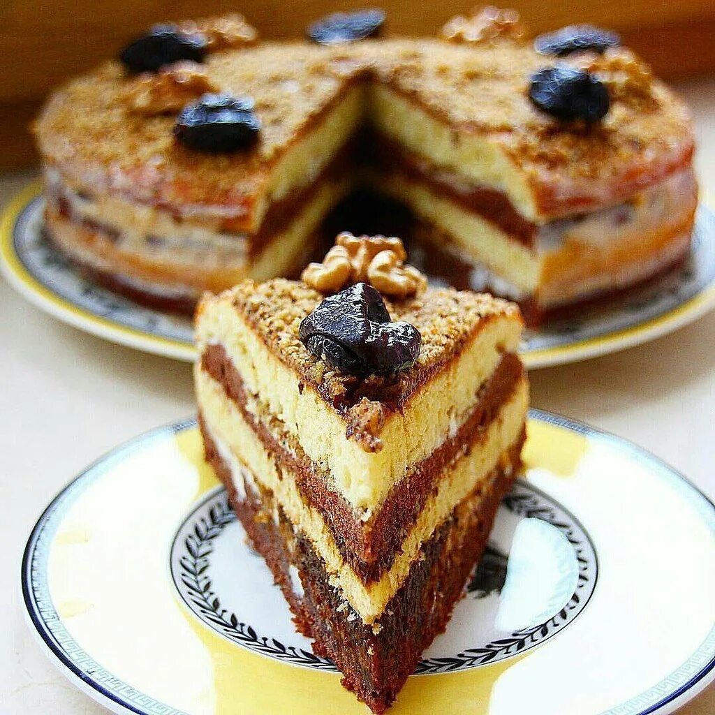 торт без выпечки с заварным кремом. пирог. вкусный пирог к чаю. медовик маковый. пирог корнуэльский пирог.