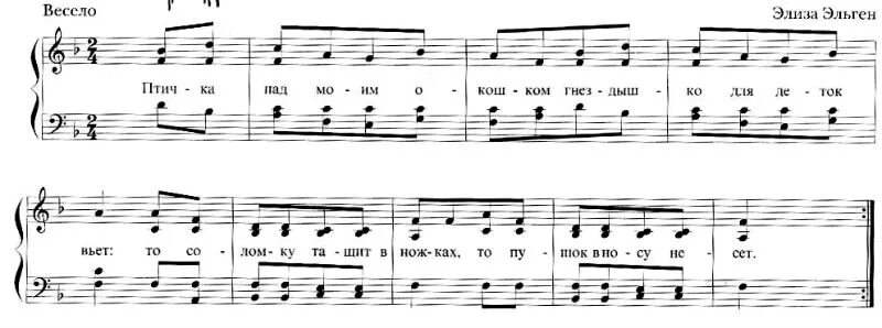 Птичка над моим окошком гнездышко для деток вьет. Птичка под моим окошком гнёздышко для деток. Птичка над моим окошком гнездышко для деток вьет Ноты. Птичка над моим окошком Ноты для фортепиано.