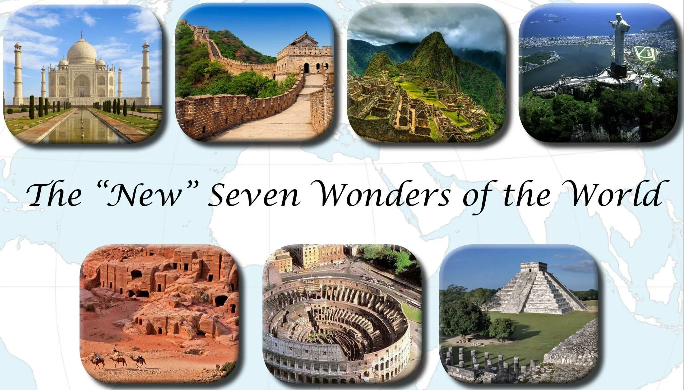 Seven wonders of the world are