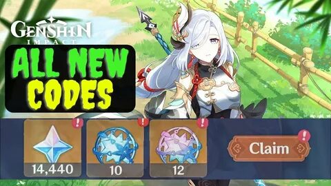Genshin impact redeem code