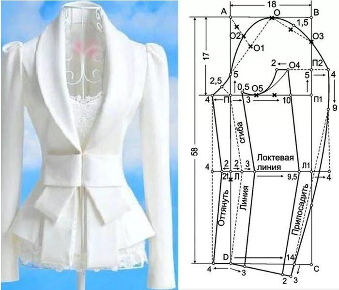 Жакет-блейзер.Размеры 36-56(евро). выкройки. Jacket pattern sewing, Printable se