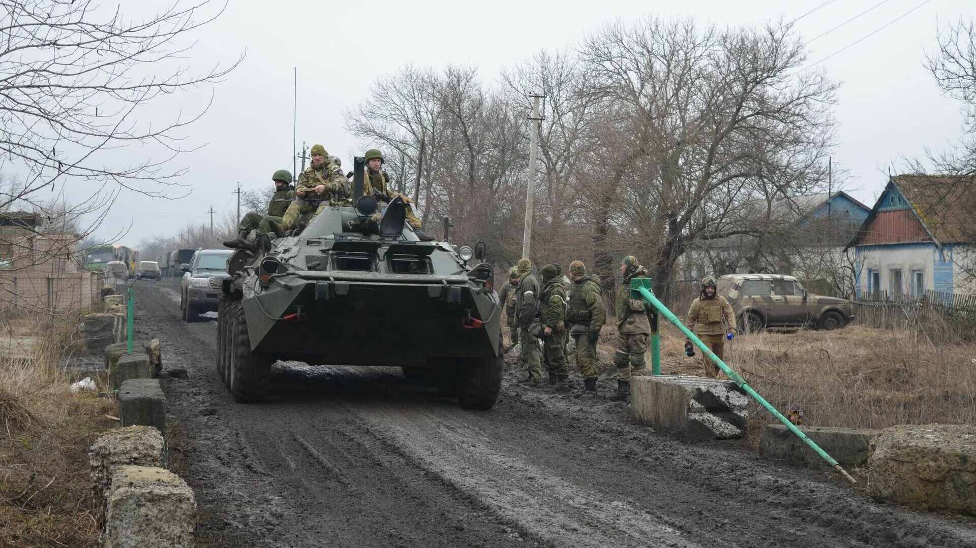 Российские войска на Украине.