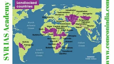 Какая страна имеет прямой выход к морю