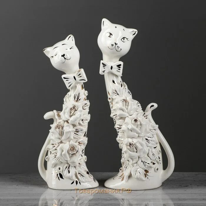 Керамическая кошка купить. Керамические кошки. Статуэтки котов. Изящные статуэтки кошек. Сувенир "кошка".