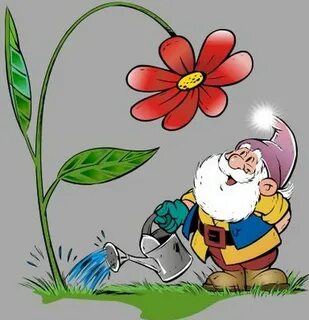 Гномик цветок