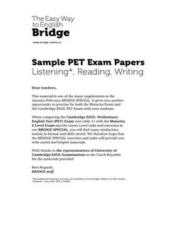 Pet exam