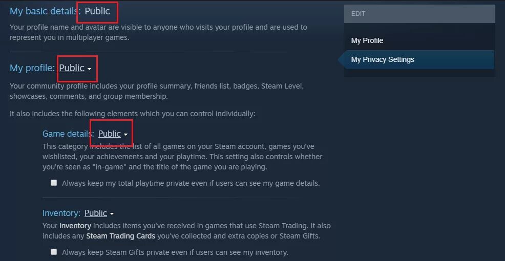 Настройки приватности в стиме. Настройки конфиденциальности в Steam. Как настроить приватность в стиме. Настройки приватности стим где найти. Details подробности