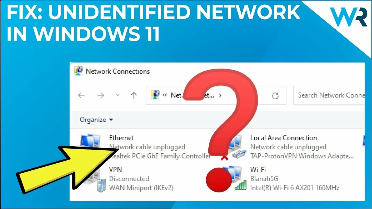 Unidentified Network. Internet Fix программа. Enter fix