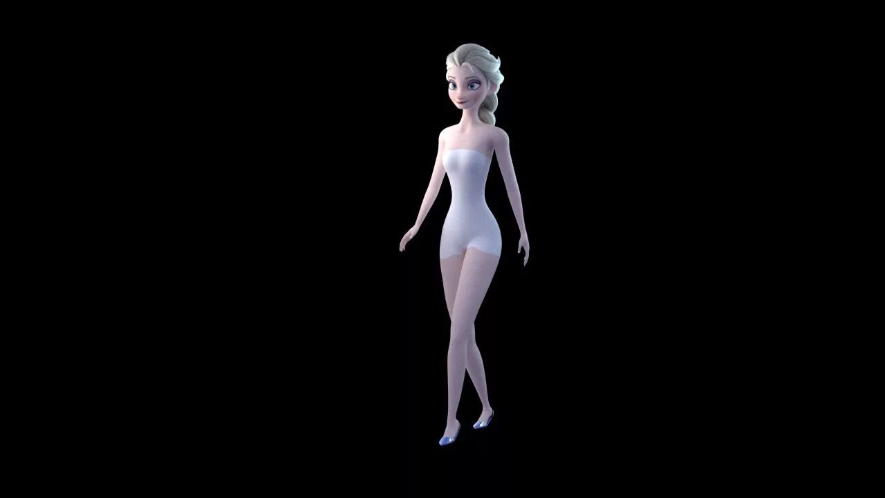 The queens secret. Anna Elsa 3д моделирование. Elsa 3d model XPS.