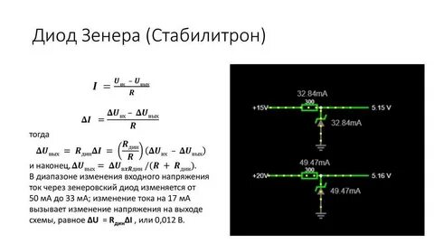 Диод зенера
