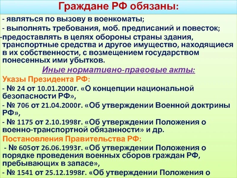 Какие санкции принимаются в отношении. Граждане РФ обязаны. Санкции принимаются по вызову военного. План оповещения граждан с моб предписаниями образец.