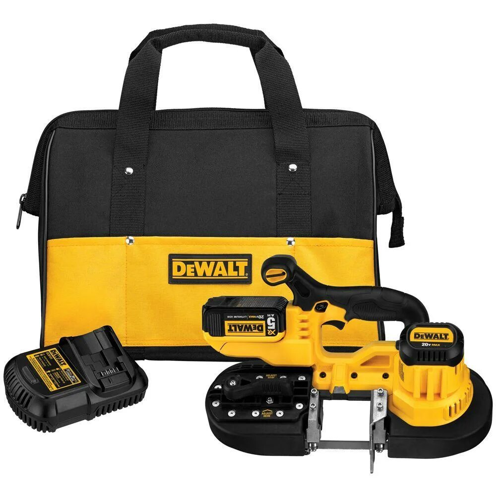 Пилы девольт купить. DEWALT dcs371n. DEWALT 20v. DEWALT Kit. Ленточная пила DEWALT.