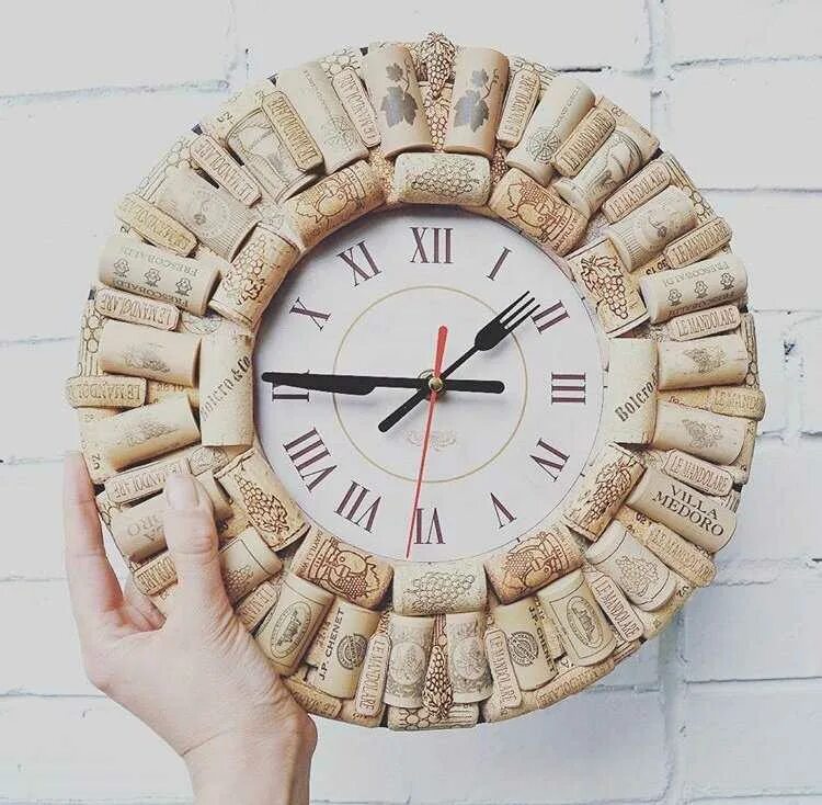Декор часов. Часы декорированные. Самодельные настенные часы. Настенные часы из картона