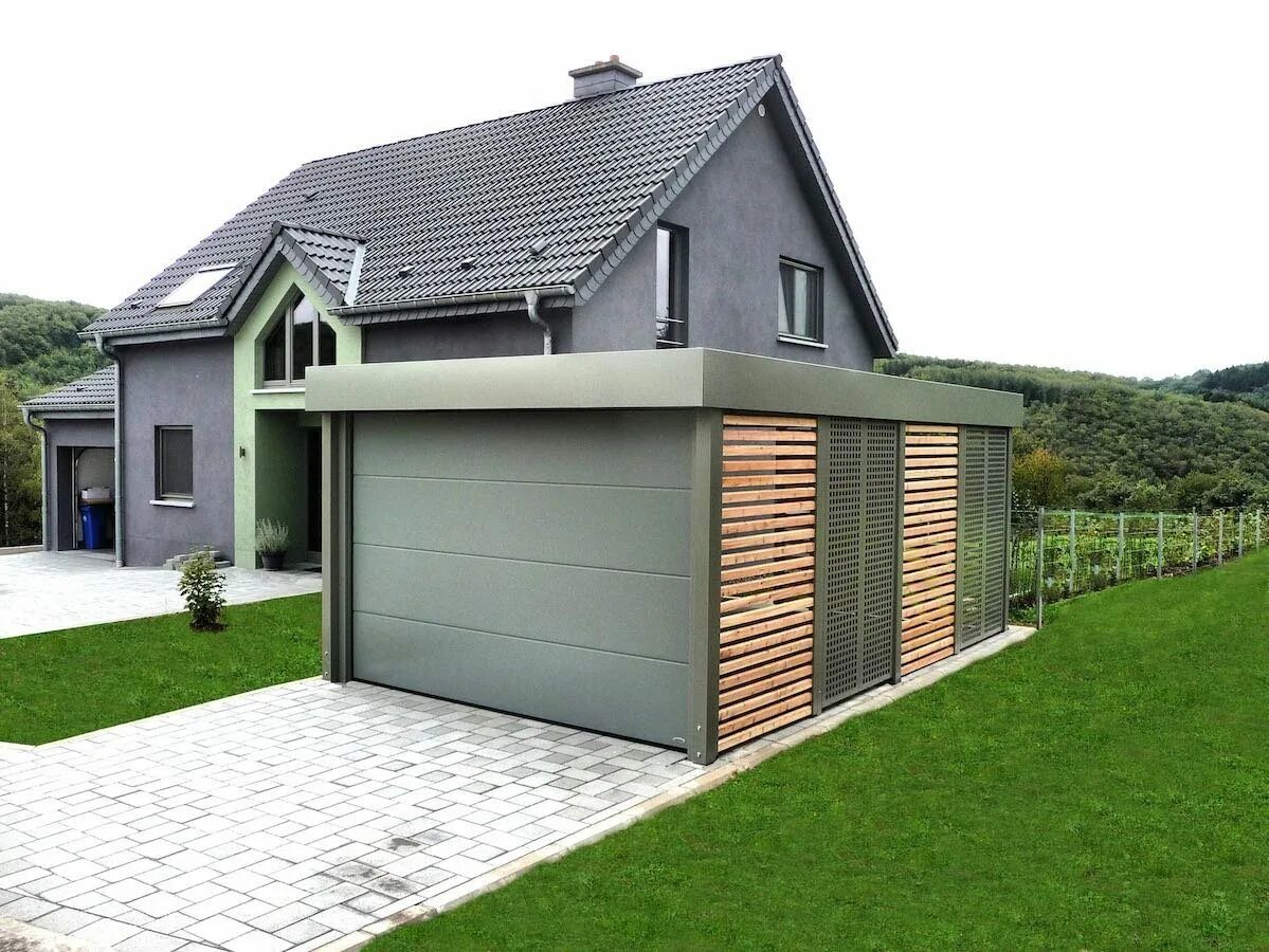 Пристроенный гараж. Домик с гаражом. Гараж к дому. Пристройка к гаражу. Американские дома с гаражом.