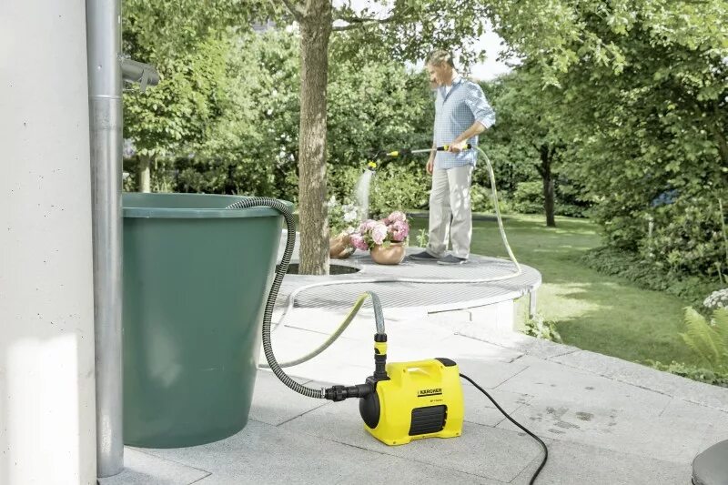 Какой насос для полива из емкости. Садовый насос Karcher BP 4. Насос Karcher BP 4 Garden Set. Садовый насос BP 3 Garden. Поверхностный насос Karcher BP 4 Home & Garden.