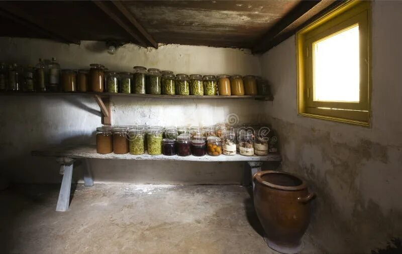 Abandoned old rural cellar stock photo. Image of vault - 132626688