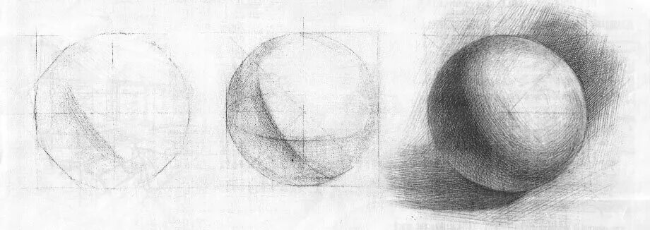 Шаров академический рисунок. Академическая штриховка шара. Тональный рисунок гипсового шара (штудия). Рисование шара. Рисование шара карандашом.