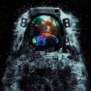 Through space