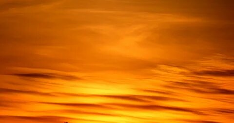 Orange sky