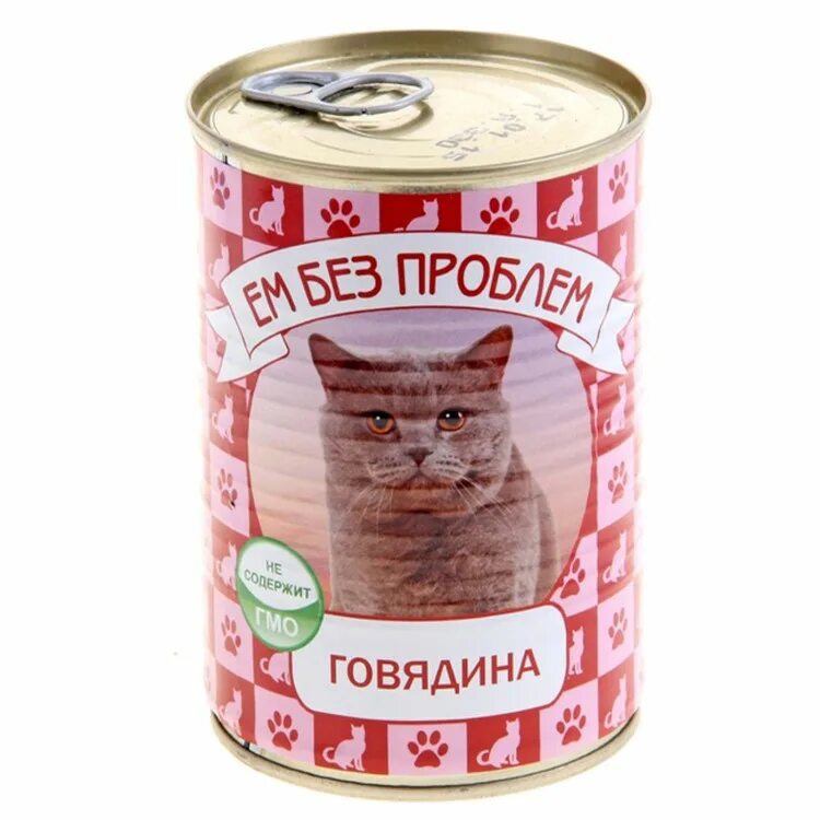 Ем без проблем для кошек. Ем без проблем конс. дкошек говядина жб 410г. корм для кошек зоогурман деликатесный с говядиной 410 г. ем без проблем кош консервы 410г говядинаптица. ем без проблем 410г консервы для кошек говядина.