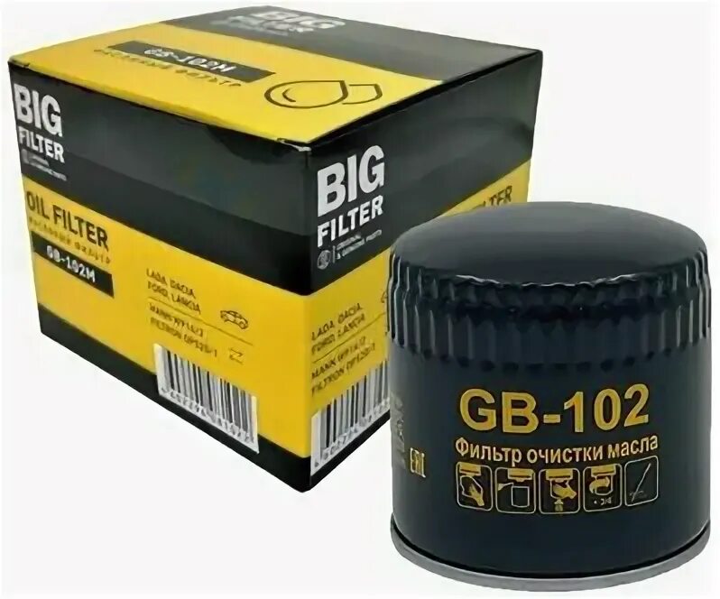 Биг фильтр 102m. W1110236 фильтр масляный. Масляный фильтр биг gb-102м. Gb-102. Gb102m big filter фильтр масляный.