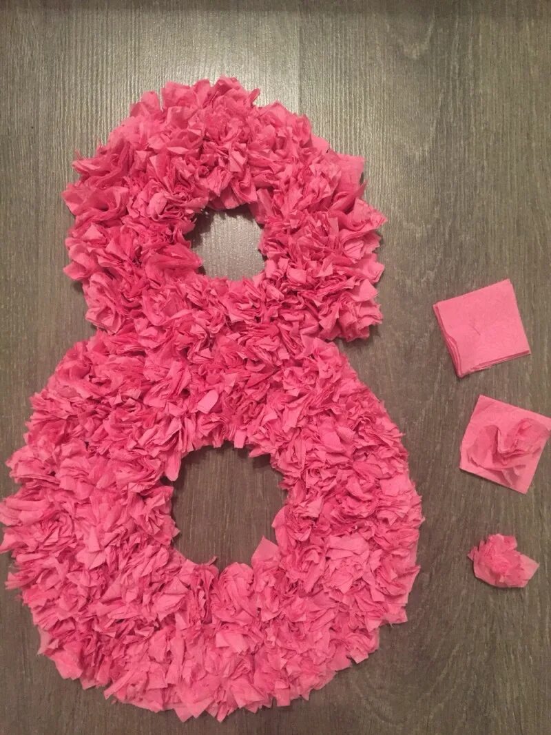 цифры из салфеток своими руками. объемные цифры на день рождения. украсить цифру. объемная цифра из салфеток. объемные цифры.