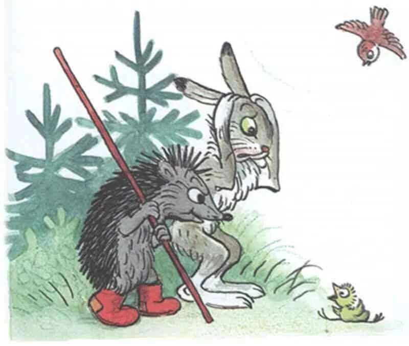 Ежик с зайцем палочка выручалочка сутеев. Про палку выручалку. Сутеев сказки палочка выручалочка. Сутеев палочка выручалочка. Про палку выручалку.