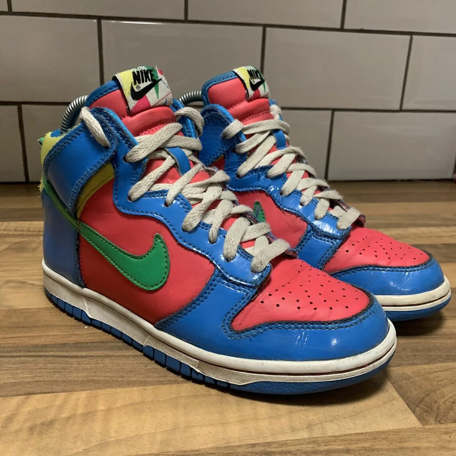 Nike Dunk High Retro 'Multicolor'. Nike Dunk High Multicolor. Nike Dunk High 308319-118. Nike Dunk High Grey Blue Yellow. Цветные кроссовки найк