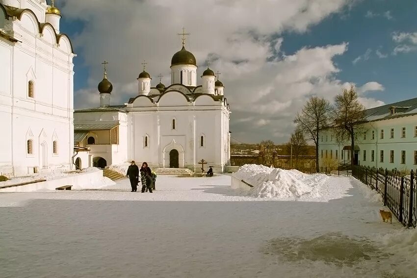 Сайт владычного монастыря. Владычный монастырь в Серпухове. Владычный монастырь Серпухов зима. Введенский монастырь Серпухов. Серпухов монастырь Высоцкий мужской монастырь.