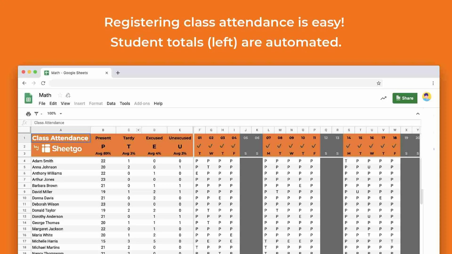 Class attendance. Google sheet attendance template. my attendance tracker. attendance student tracker. attendance list образец.