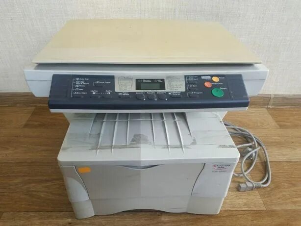How to clean láser unit. KIOSERA KM 1500 - YouTube