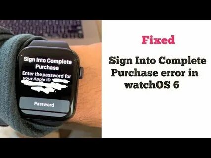 Purchase error