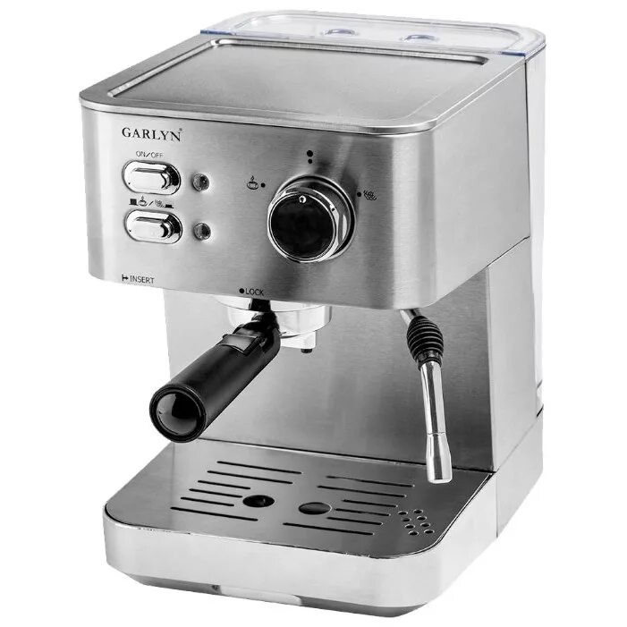 Кофеварка garlyn barista compact отзывы. Кофемашина Garlyn l1000. Рожковая кофеварка Garlyn. Кофеварка рожковая Garlyn l90. Кофеварка рожковая Bosch TCA 4101.