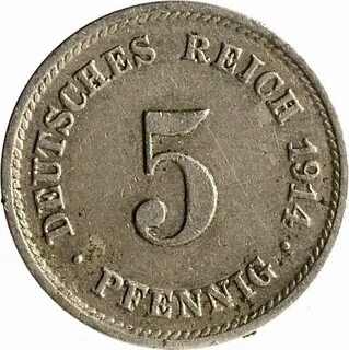 Монета 5 пфеннигов
