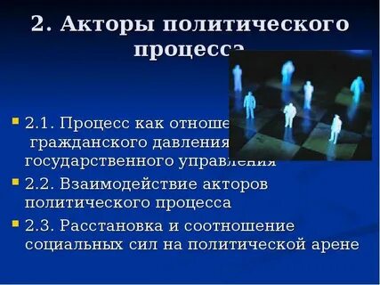 Процессы политических изменений