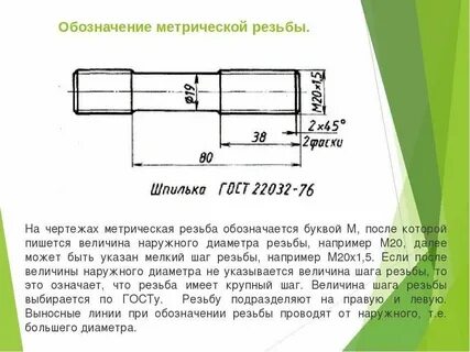 Как отличить правую резьбу от левой