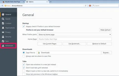 Firefox setup