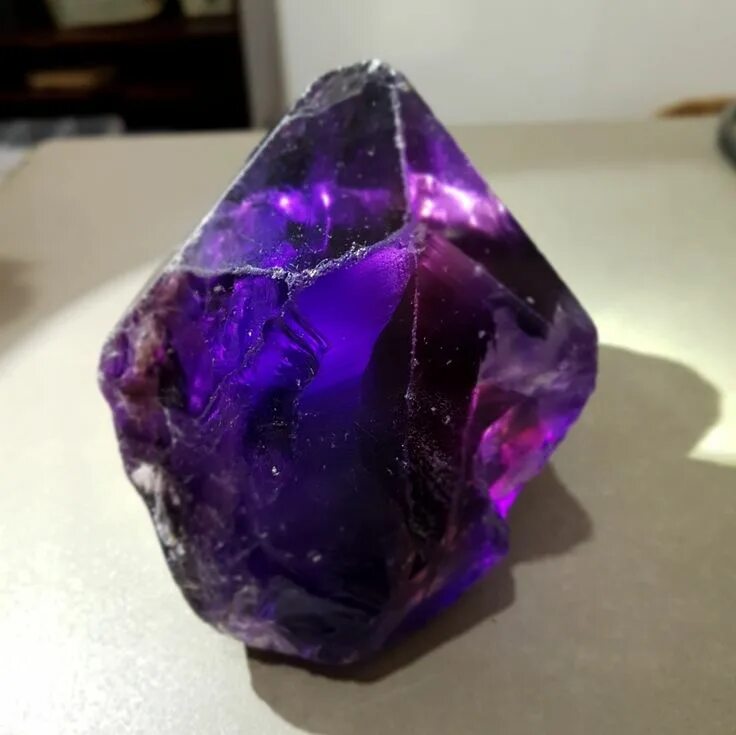 Quartz var Amethyst from Goboboseb Mts, Brandberg Area, Namibia 