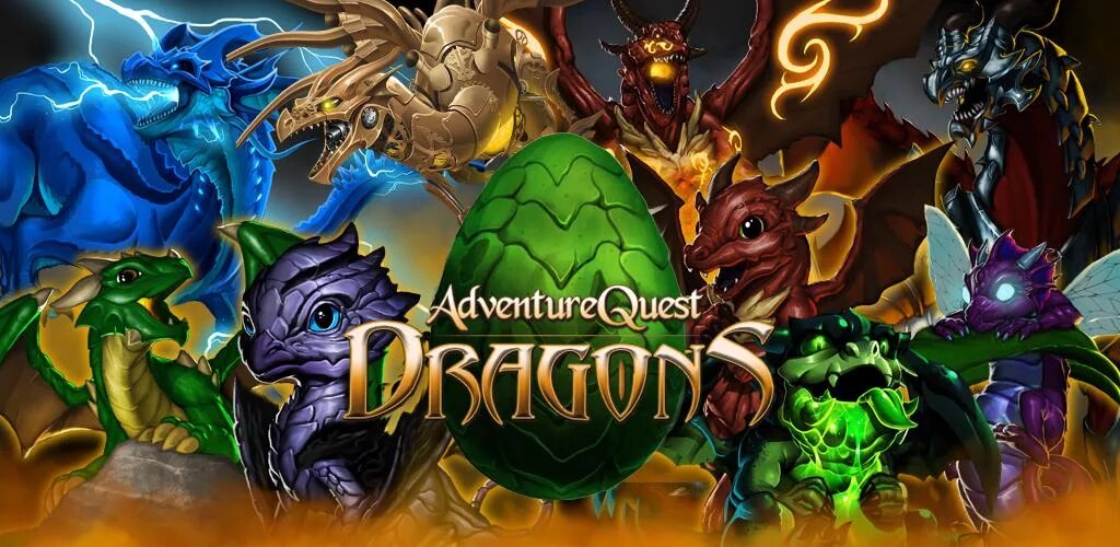 Adventure Quest Dragons app. Evolution of Dragons game Android. Dragon APK.