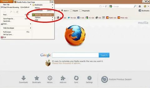 Mozilla firefox версии 59.0 и выше