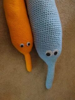 Червячок крючком