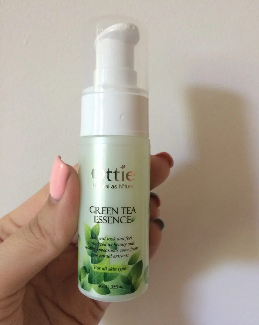 Ottie Green Tea Essence. Ottie Green Tea Essence эссенция для лица 40мл. Green Tea Essence крем. Отти с зеленым чаем эссенция.