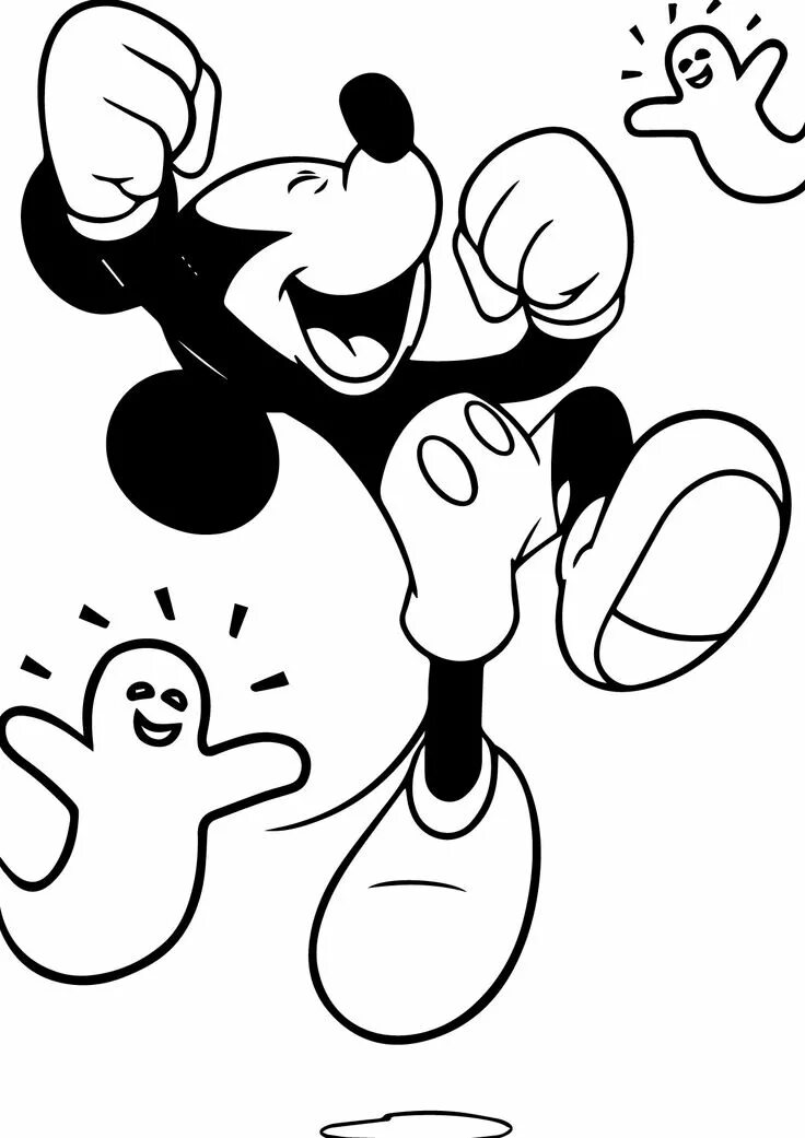 Mickey mouse rebrushed