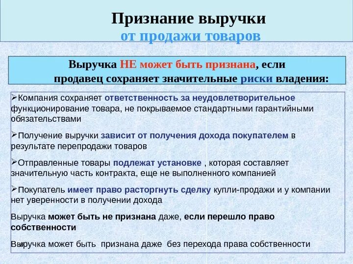 Выручкой от продажи товаров продукции. Признание выручки. Признание выручки от продажи продукции. Признана выручка от продажи продукции. Критерии признания выручки.