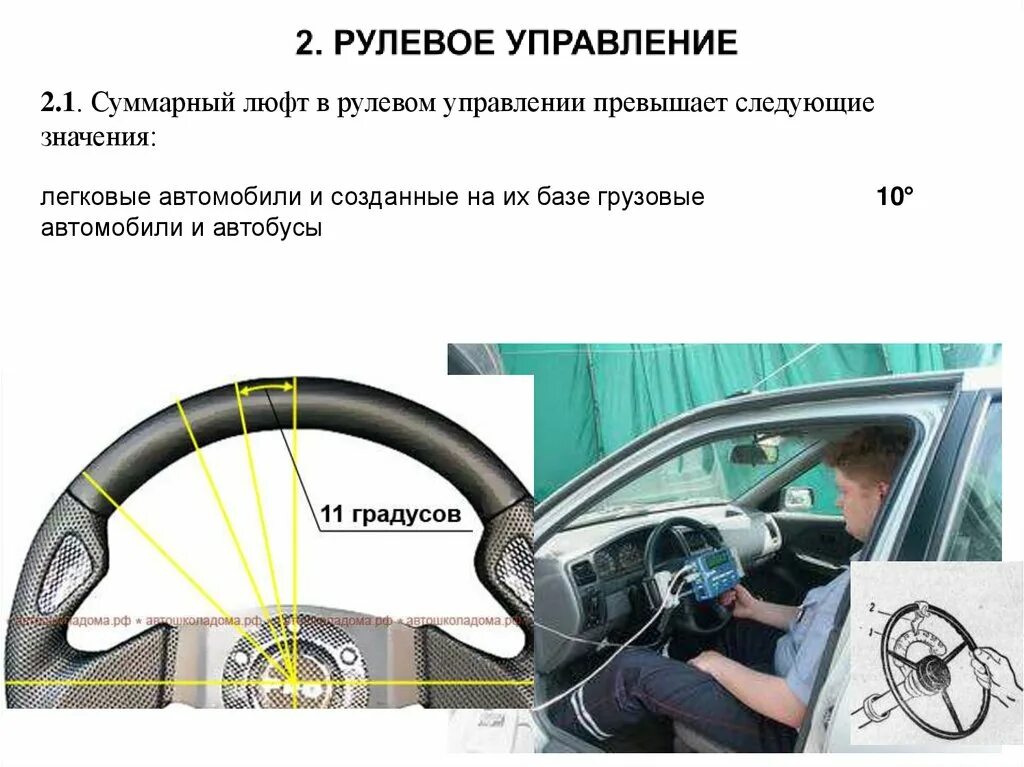 Допустимый люфт рулевого управления автомобиля. Люфт в рулевом управлении. Суммарный люфт автомобиля. Суммарный люфт в рулевом управлении превышает. Вопрос суммарный люфт в рулевом управлении.