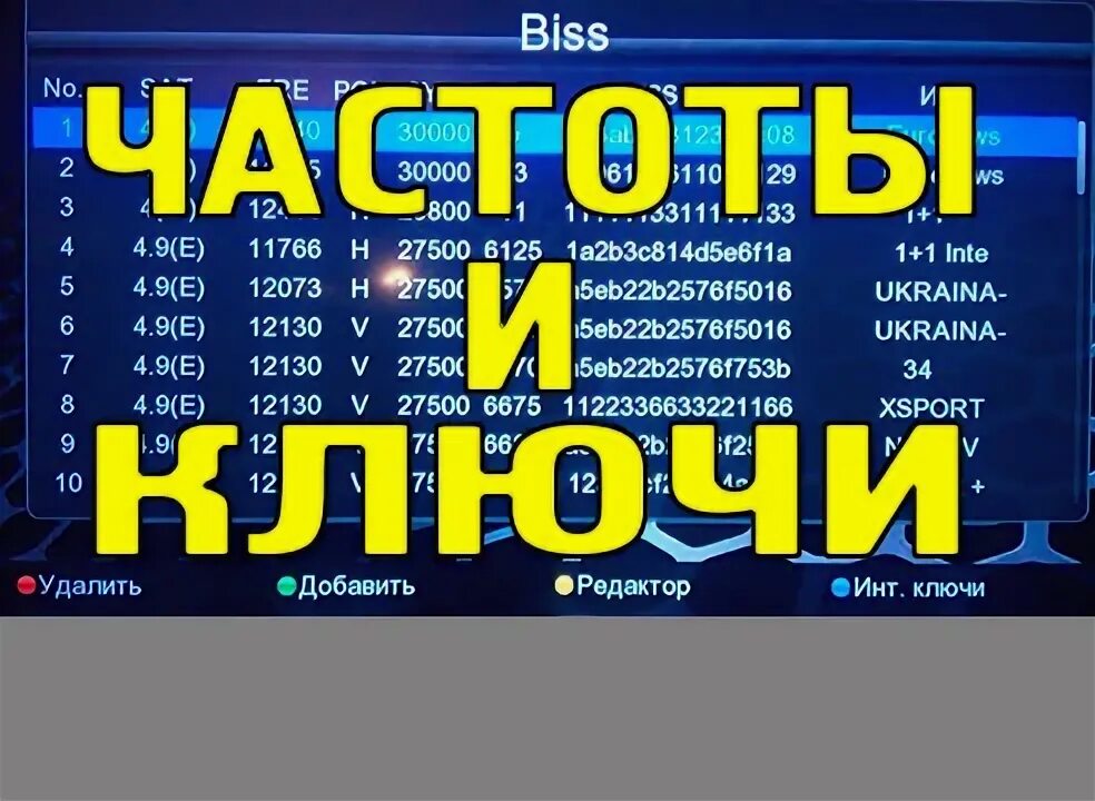 Каналы biss ключи 2020. Свежие ключи всех спутников. Biss. Каналы biss ключи 2020. Свежие ключи всех спутников.