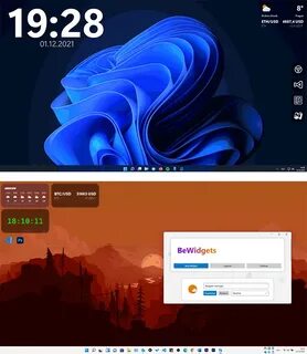 Часы windows 11